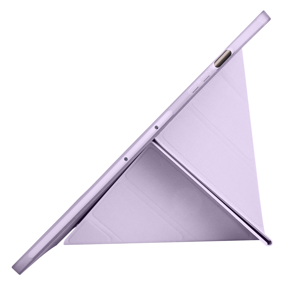 Samsung Galaxy Tab S9 FE Plus Uyumlu Kılıf Zore Tri Folding Kalem Bölmeli Standlı Kılıf - 8