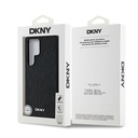 Samsung Galaxy S25 Ultra Uyumlu Kılıf DKNY Orjinal Lisanslı Magnetik PU Deri Grid Pattern Kapak - 7
