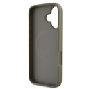 Apple iPhone 16 Uyumlu Kılıf DKNY Orjinal Lisanslı M-safe Şarj Özellikli 3D Yazılı Grid Pattern Kapak - 6