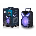 Zore PK-17 FM Radyolu Mikrofonlu RGB TWS 8 inç Stereo Bass Kablosuz Karaoke Hoparlör - 4