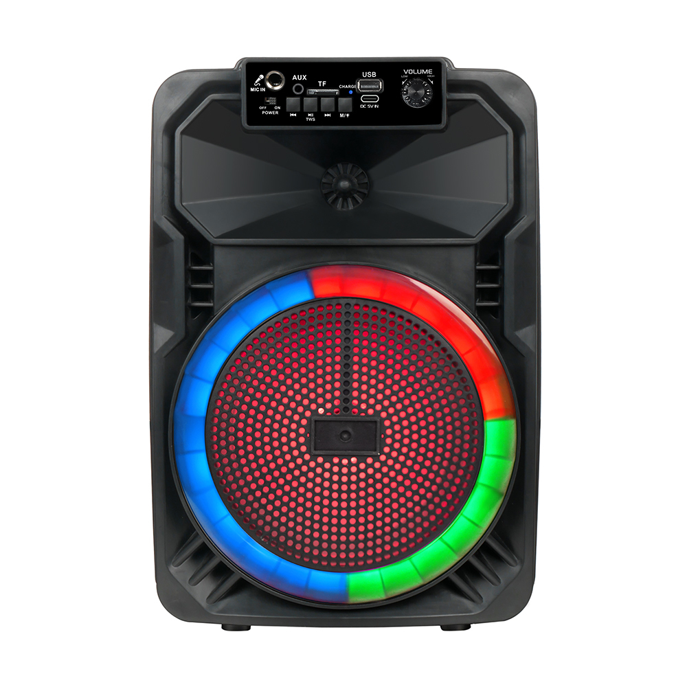 Zore GD-893 Mikrofonlu RGB TWS 8 inç Stereo Bass Kablosuz Karaoke Hoparlör - 1