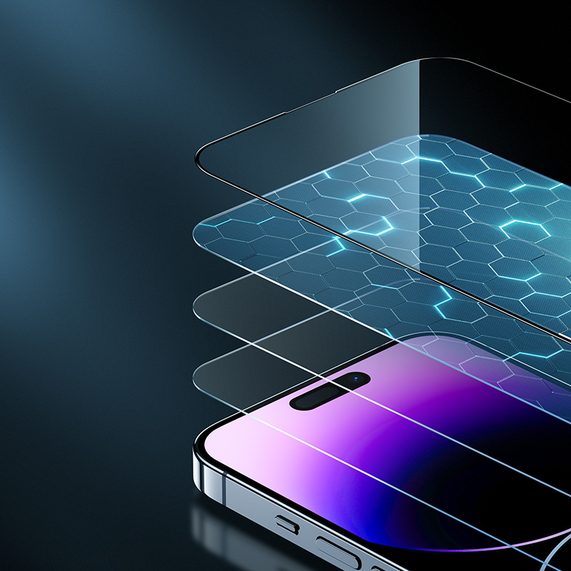 Apple iPhone 13 Pro Max Uyumlu Benks JoyTouch Mat Oyun Ekran Koruyucu + Kolay Uygulama Aparatı - 10