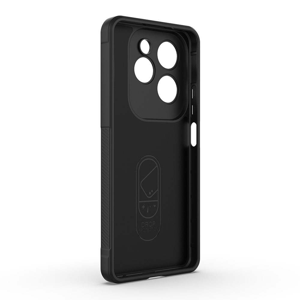 Infinix Hot 40 Uyumlu Kılıf Esnek TPU Oyuklu Arka Yüzey Tasarımlı Zore Etnik Silikon Kapak - 2