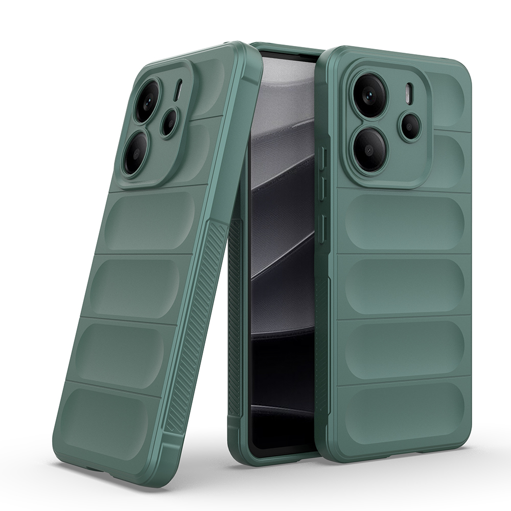 Xiaomi Redmi Note 14 4G Uyumlu Kılıf Esnek TPU Oyuklu Arka Yüzey Tasarımlı Zore Etnik Silikon Kapak - 1