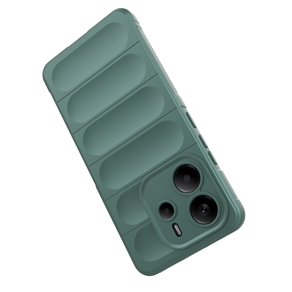 Xiaomi Redmi Note 14 4G Uyumlu Kılıf Esnek TPU Oyuklu Arka Yüzey Tasarımlı Zore Etnik Silikon Kapak - 4