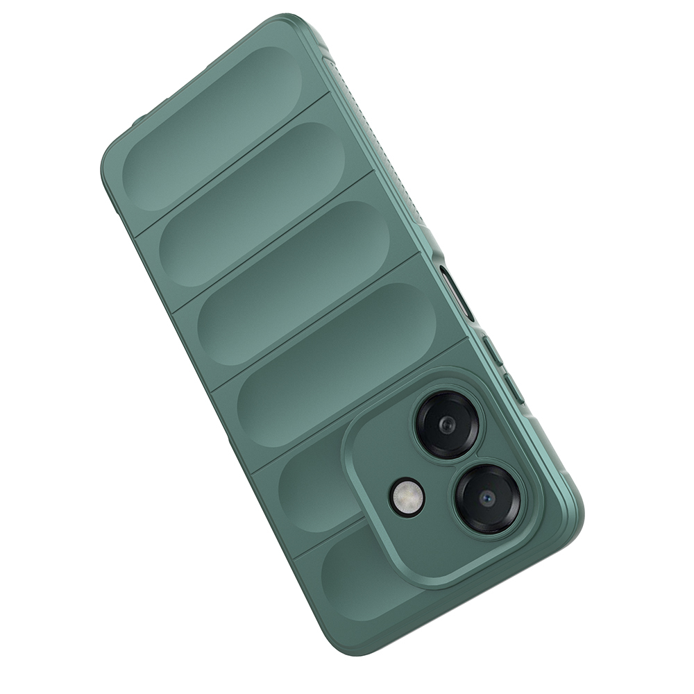 Oppo A3 Uyumlu Kılıf Esnek TPU Oyuklu Arka Yüzey Tasarımlı Zore Etnik Silikon Kapak - 10