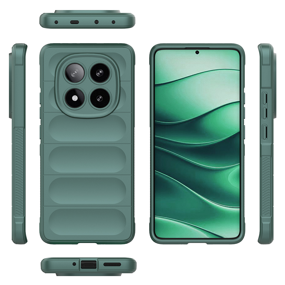 Xiaomi Poco X7 Uyumlu Kılıf Esnek TPU Oyuklu Arka Yüzey Tasarımlı Zore Etnik Silikon Kapak - 4