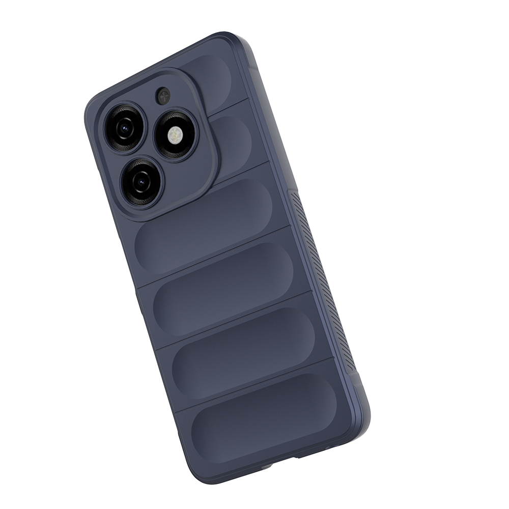 Tecno Spark 20 Uyumlu Kılıf Esnek TPU Oyuklu Arka Yüzey Tasarımlı Zore Etnik Silikon Kapak - 10