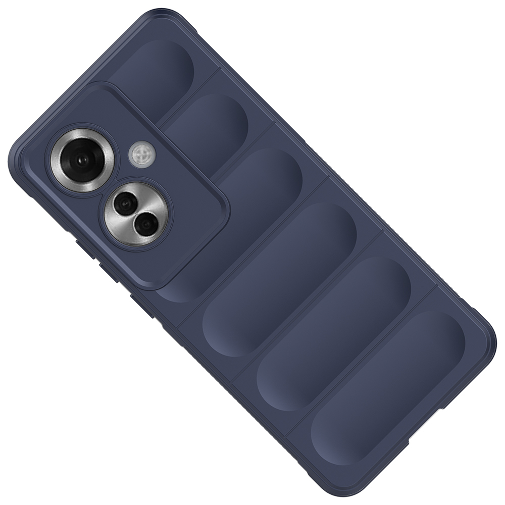 Oppo Reno 11F 5G Uyumlu Kılıf Esnek TPU Oyuklu Arka Yüzey Tasarımlı Zore Etnik Silikon Kapak - 3