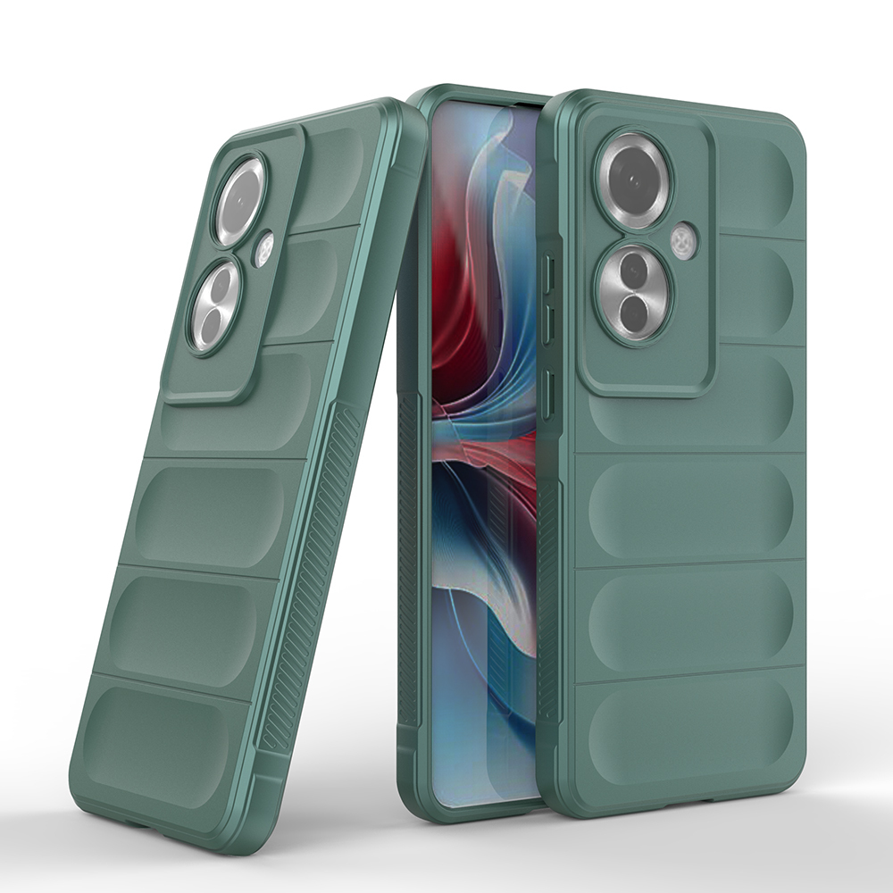 Oppo Reno 11F 5G Uyumlu Kılıf Esnek TPU Oyuklu Arka Yüzey Tasarımlı Zore Etnik Silikon Kapak - 8