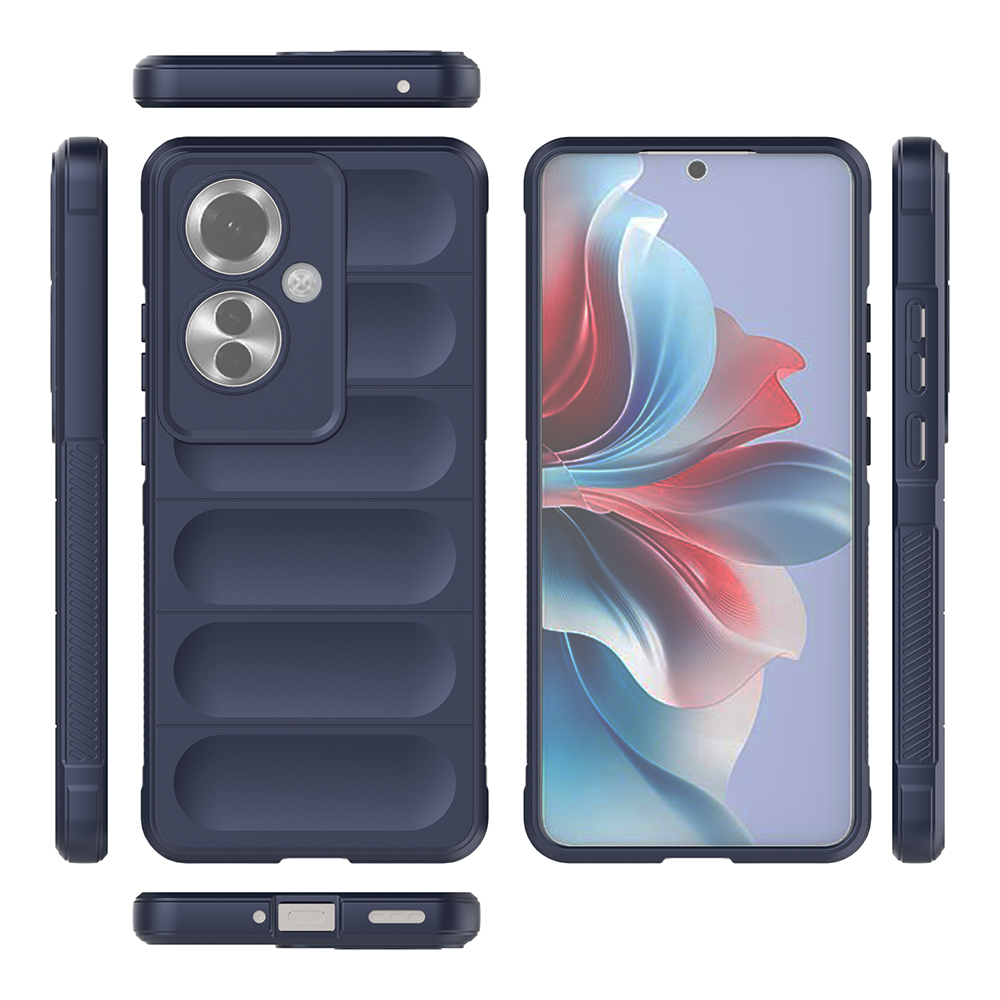 Oppo Reno 11F 5G Uyumlu Kılıf Esnek TPU Oyuklu Arka Yüzey Tasarımlı Zore Etnik Silikon Kapak - 19