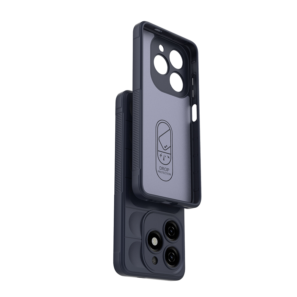Tecno Spark 20C Uyumlu Kılıf Esnek TPU Oyuklu Arka Yüzey Tasarımlı Zore Etnik Silikon Kapak - 8