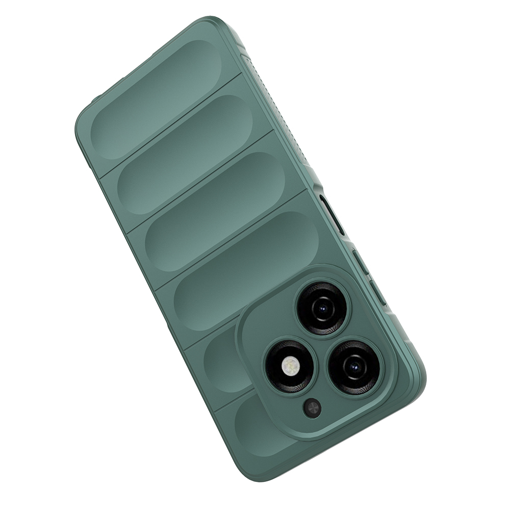 Tecno Spark 20C Uyumlu Kılıf Esnek TPU Oyuklu Arka Yüzey Tasarımlı Zore Etnik Silikon Kapak - 18