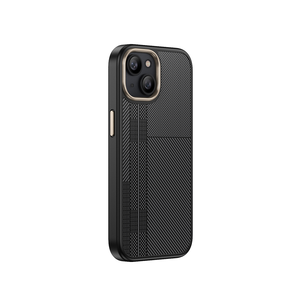 Apple iPhone 15 Plus Uyumlu Kılıf M-safe Şarj Özellikli Karbon Fiber Görünümlü Zore Antina Kapak - 6
