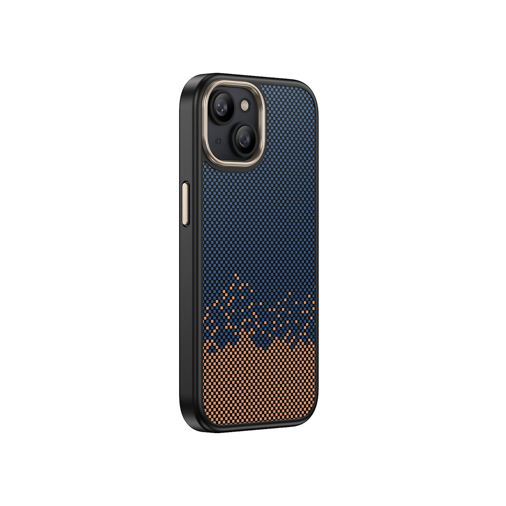 Apple iPhone 15 Plus Uyumlu Kılıf M-safe Şarj Özellikli Karbon Fiber Görünümlü Zore Antina Kapak - 9