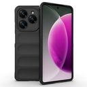 Tecno Spark 20 Uyumlu Pro 4G Kılıf Esnek TPU Oyuklu Arka Yüzey Tasarımlı Zore Etnik Silikon Kapak - 20