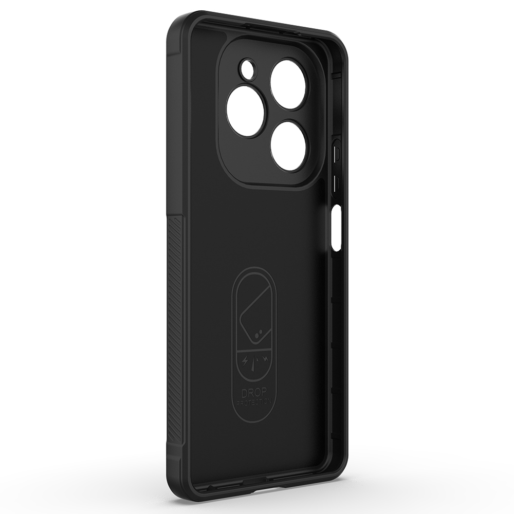 Tecno Spark 20 Uyumlu Pro 4G Kılıf Esnek TPU Oyuklu Arka Yüzey Tasarımlı Zore Etnik Silikon Kapak - 25