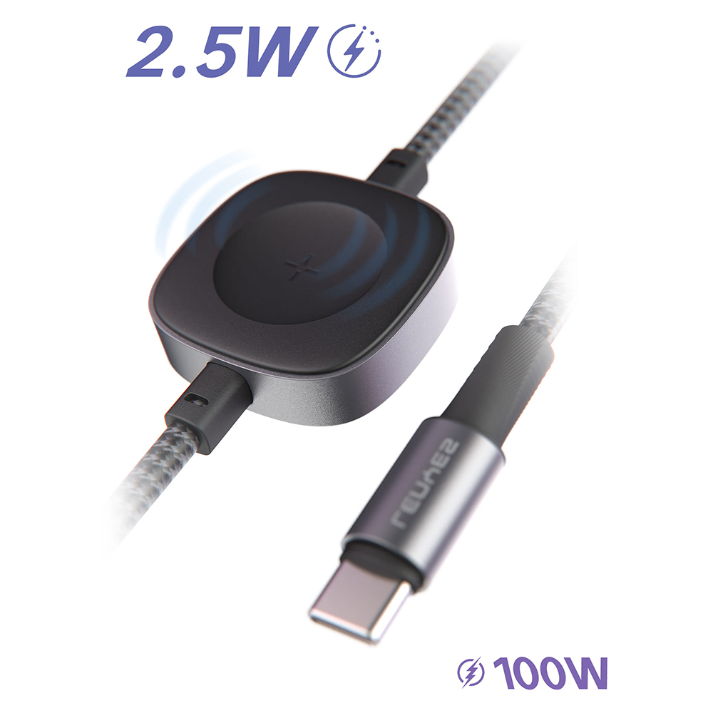 Lenyes LC540 Type-C to Type-C + Akıllı Saat Şarj Kablosu 100W 1.2M - 1