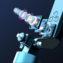 Lenyes LPH108 Canlı Yayın Dolgu Işıklı Kumandalı 360 Derece Dönebilen Selfie Çubuğu ve Tripod - 2