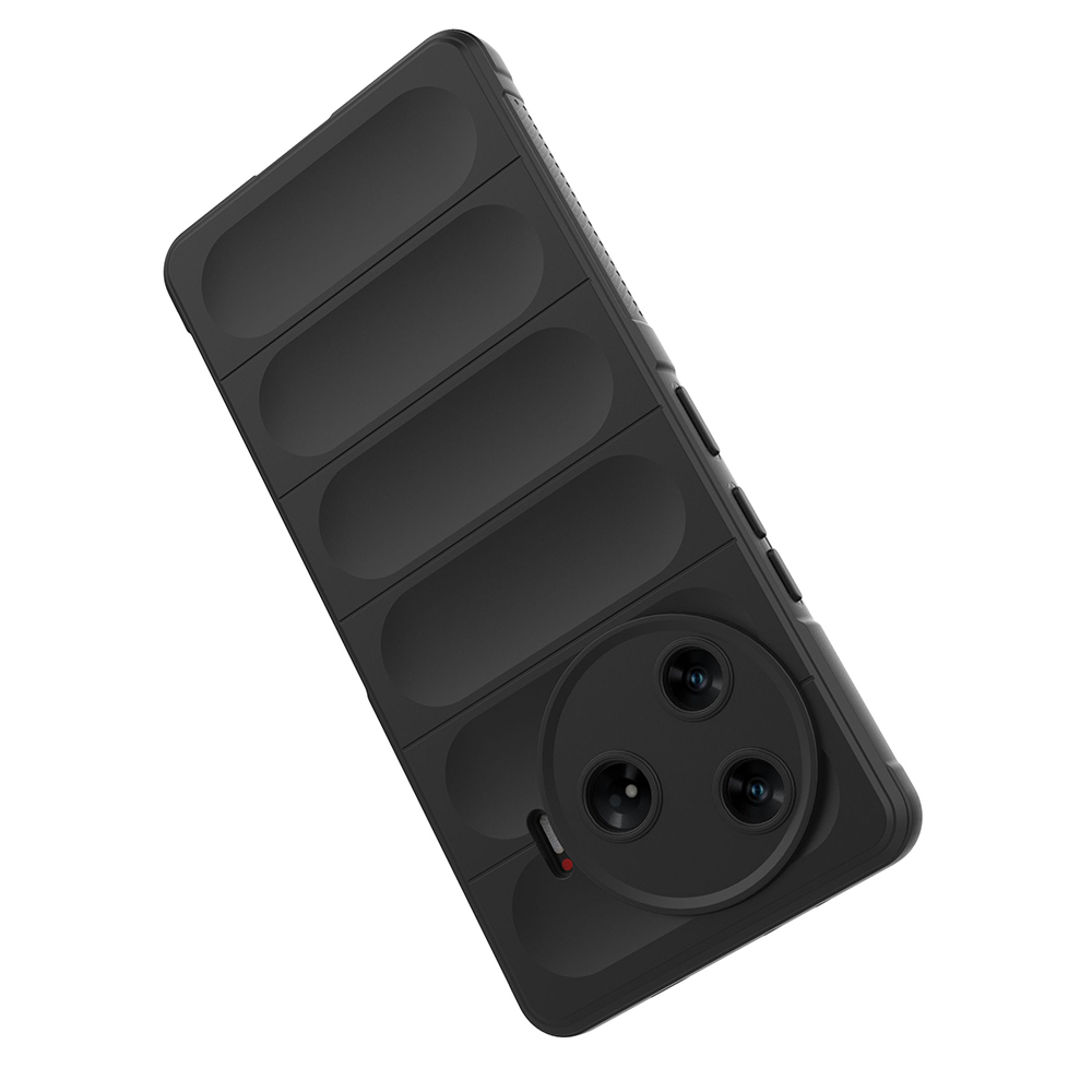 Tecno Spark 30 Pro Uyumlu Kılıf Esnek TPU Oyuklu Arka Yüzey Tasarımlı Zore Etnik Silikon Kapak - 14