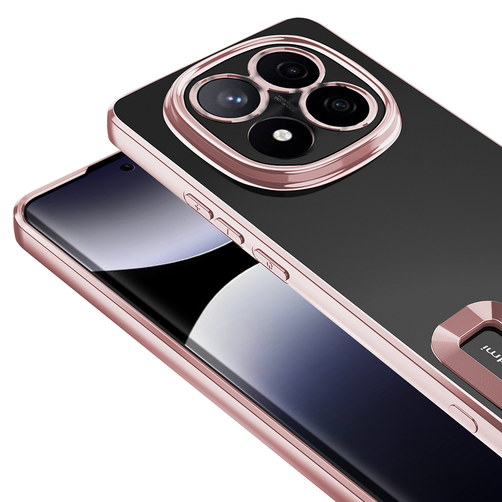 Xiaomi Poco X7 Uyumlu Kılıf Kamera Korumalı Logo Gösteren Zore Omega Kapak - 7