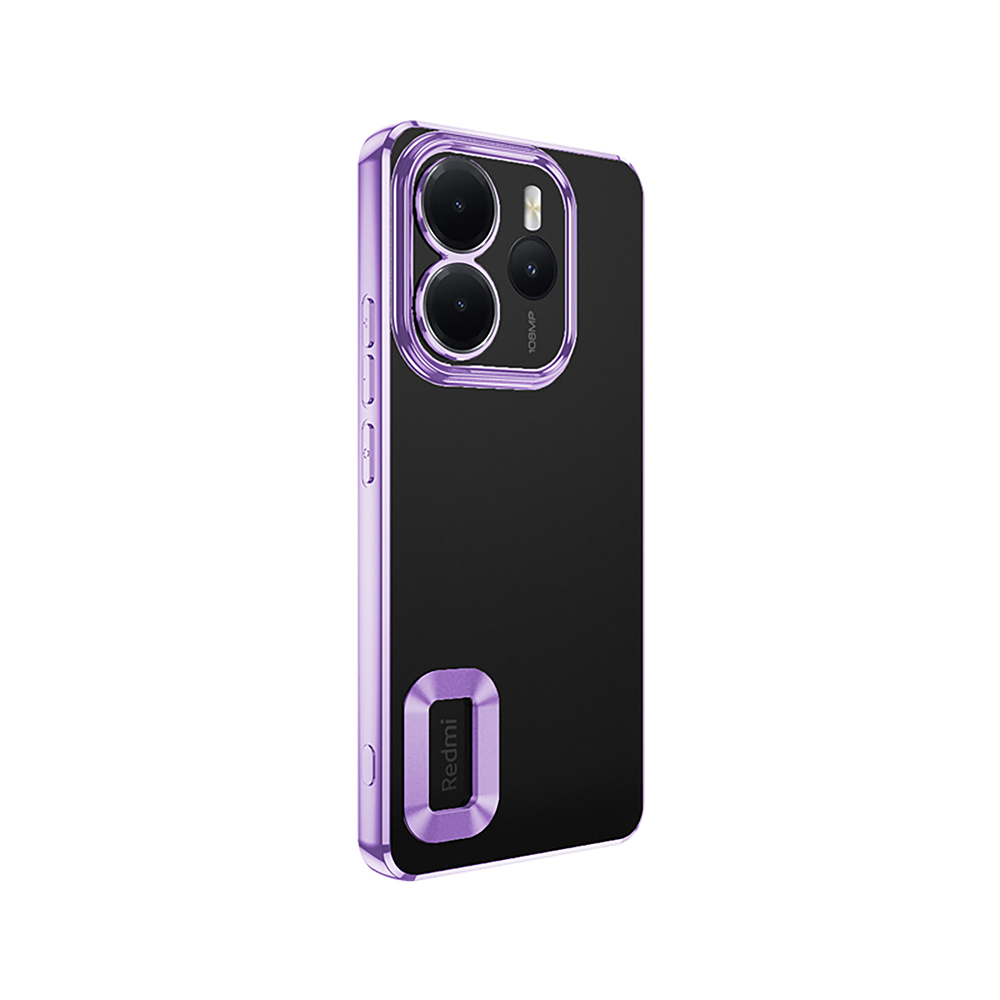 Xiaomi Redmi Note 14 4G Uyumlu Kılıf Kamera Korumalı Logo Gösteren Zore Omega Kapak - 1