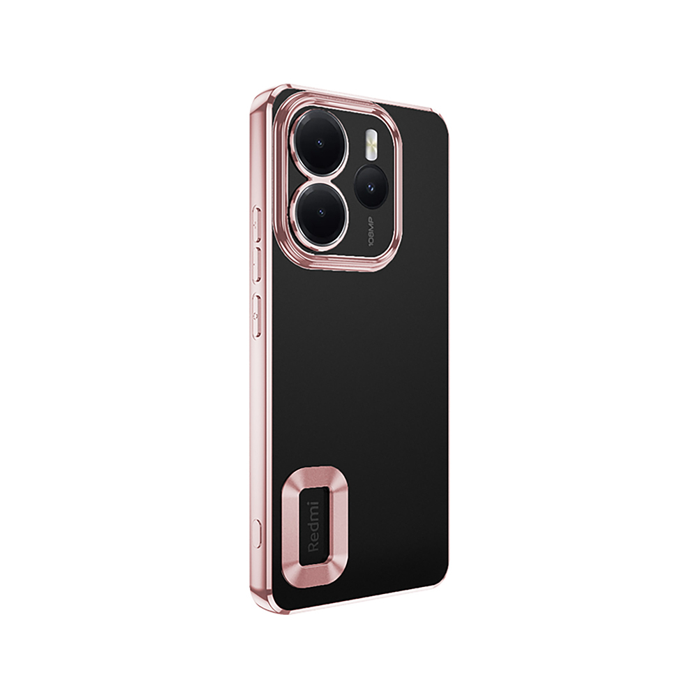 Xiaomi Redmi Note 14 4G Uyumlu Kılıf Kamera Korumalı Logo Gösteren Zore Omega Kapak - 3