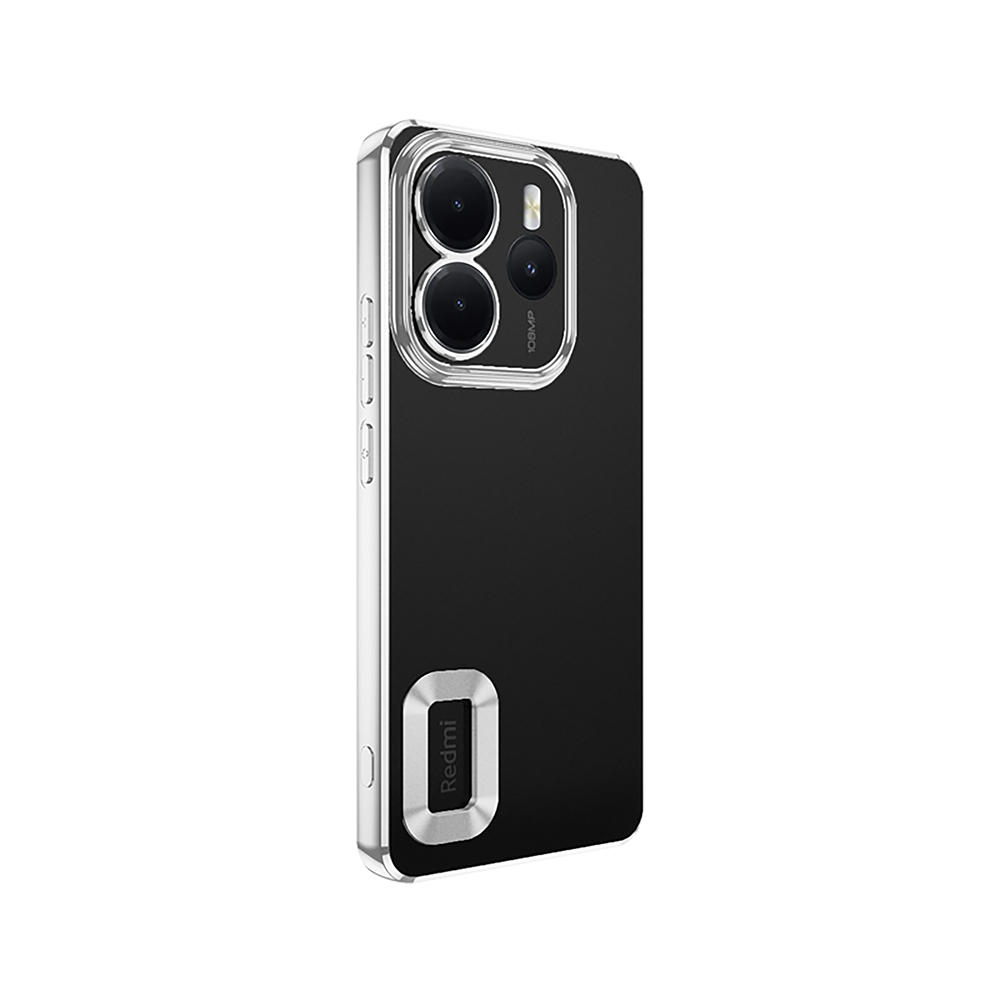 Xiaomi Redmi Note 14 4G Uyumlu Kılıf Kamera Korumalı Logo Gösteren Zore Omega Kapak - 8