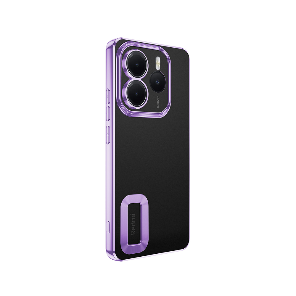 Xiaomi Redmi Note 14 5G Uyumlu Kılıf Kamera Korumalı Logo Gösteren Zore Omega Kapak - 1