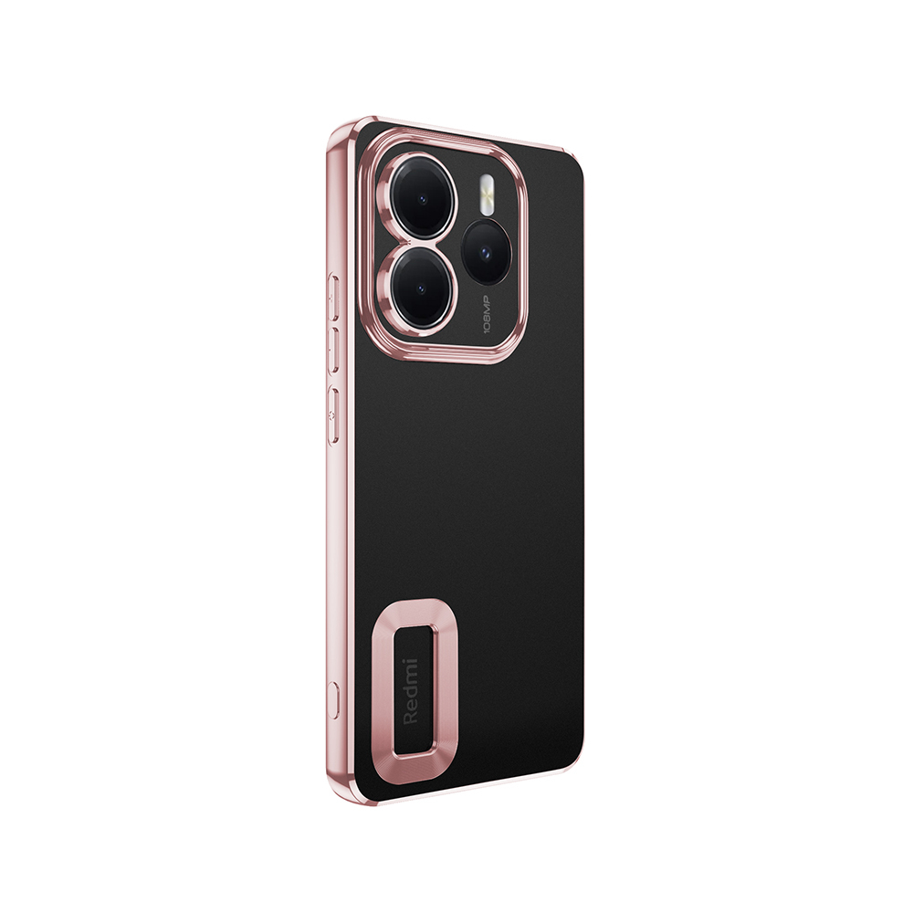Xiaomi Redmi Note 14 5G Uyumlu Kılıf Kamera Korumalı Logo Gösteren Zore Omega Kapak - 3