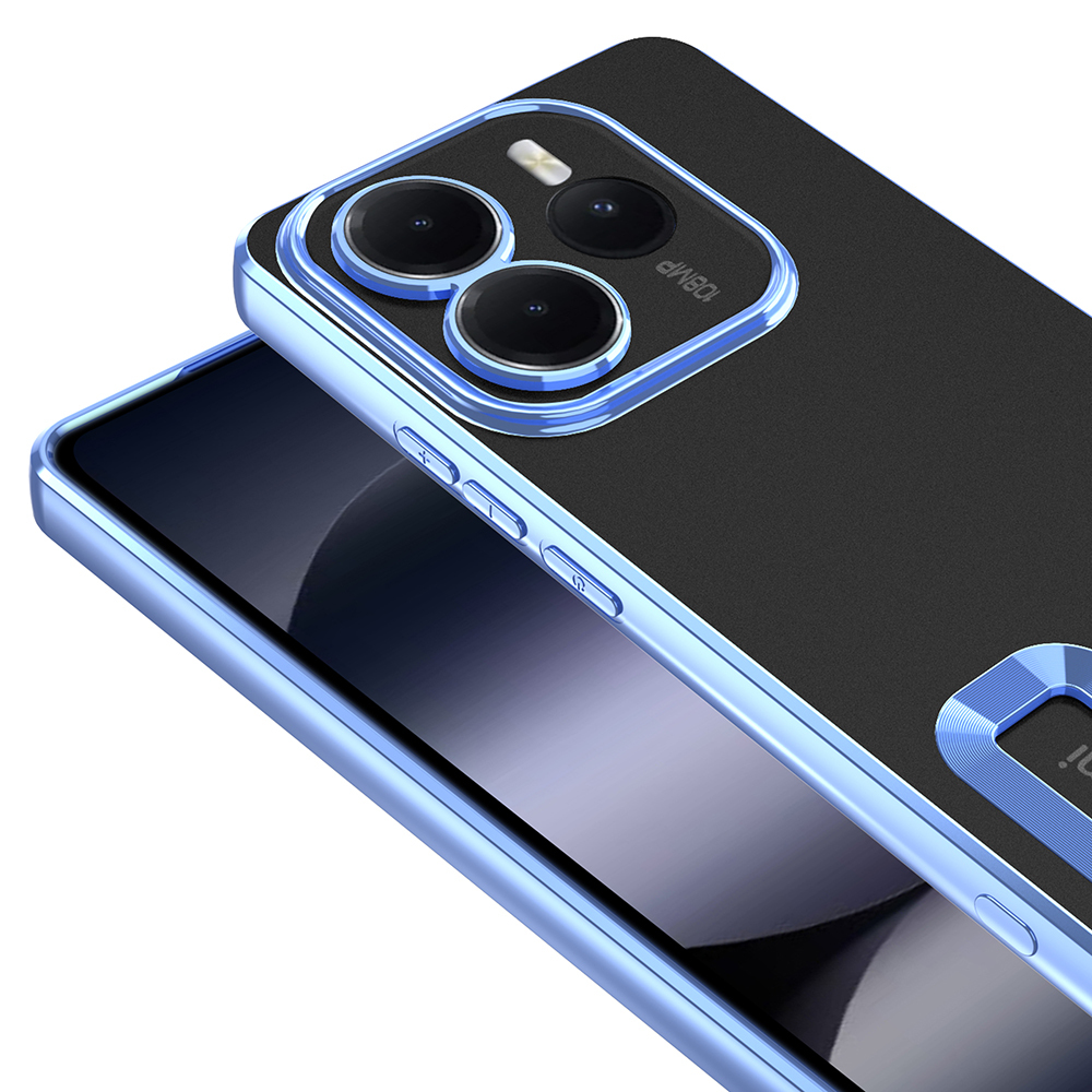 Xiaomi Redmi Note 14 5G Uyumlu Kılıf Kamera Korumalı Logo Gösteren Zore Omega Kapak - 6