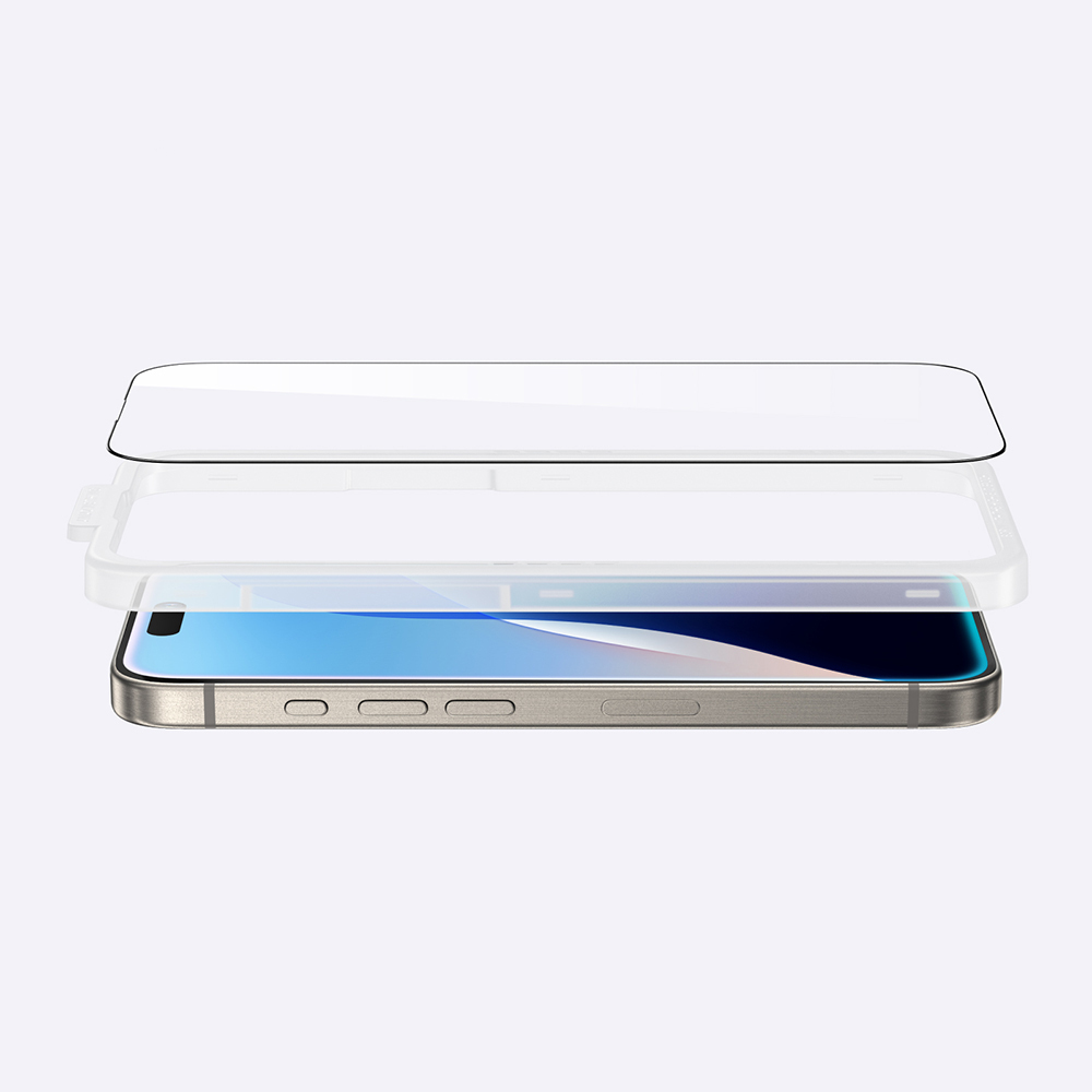 Apple iPhone 16 Pro Uyumlu Amazingthing Radix Parmak İzi Bırakmayan Temperli Cam Ekran Koruyucu - 6