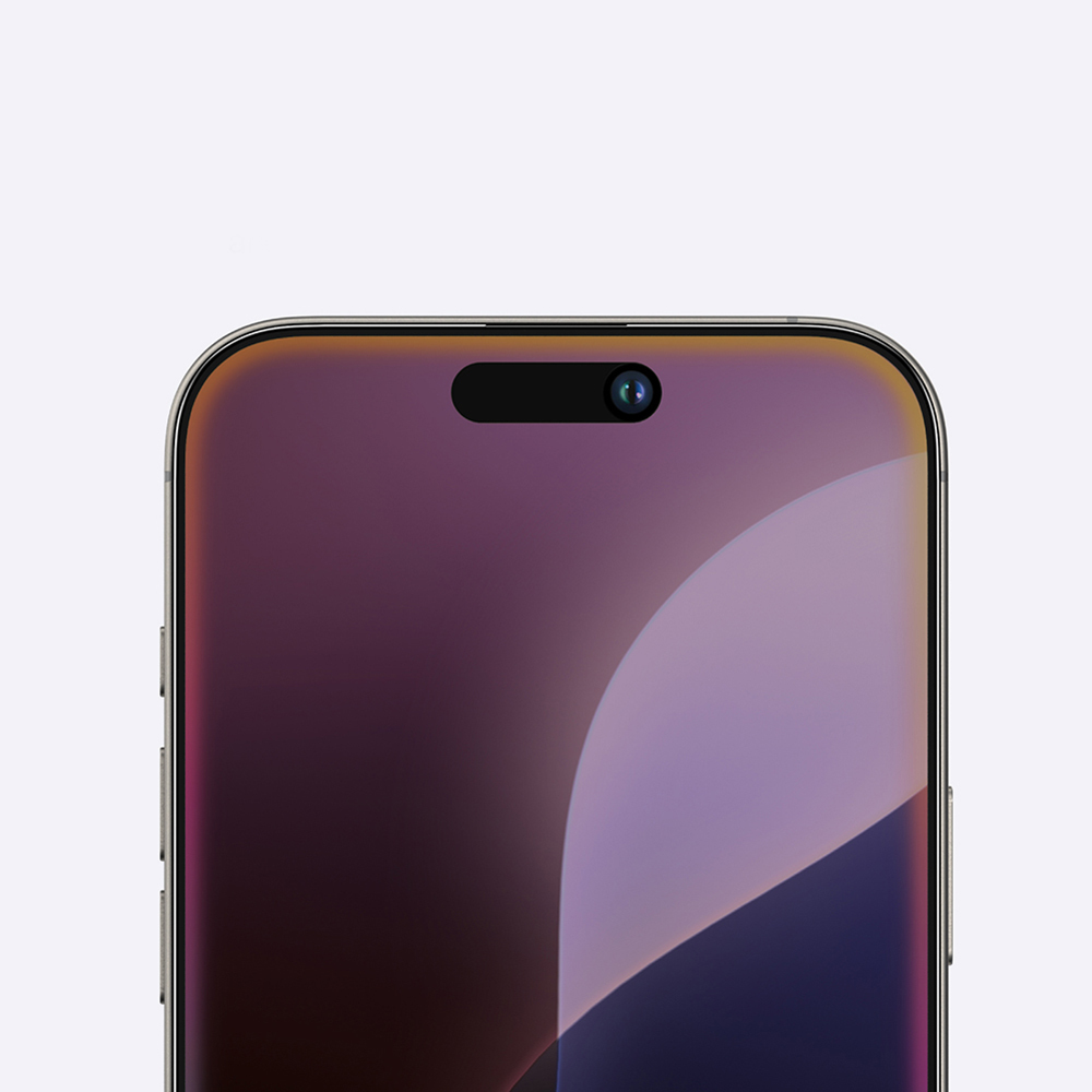 Apple iPhone 16 Pro Max Uyumlu Amazingthing Radix Privacy Parmak İzi Bırakmayan Temperli Cam Ekran Koruyucu - 4