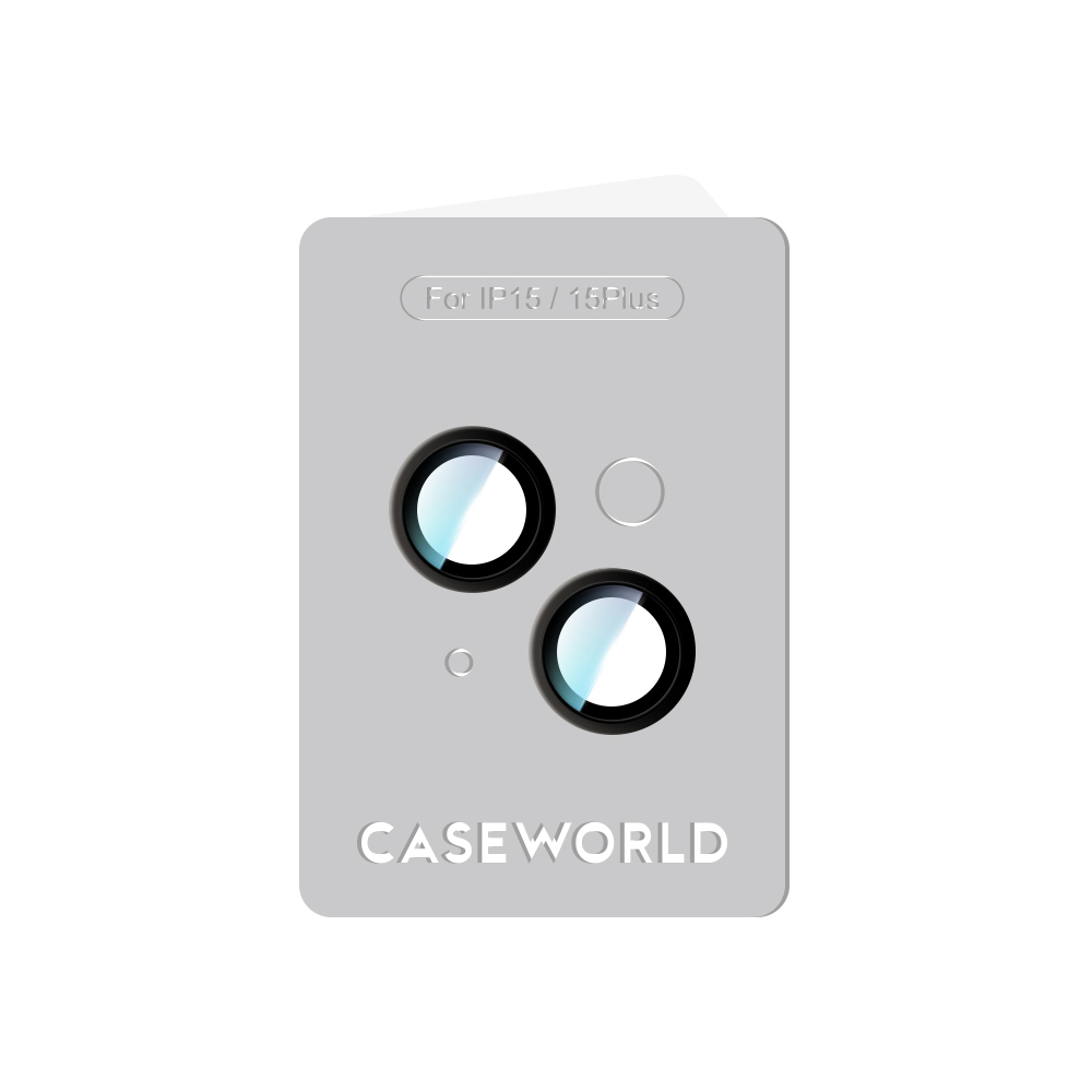 Apple iPhone 15 Plus Uyumlu CaseWorld Alloy Serisi Oleofobik Anti Reflective Kamera Lens Koruyucu - 3