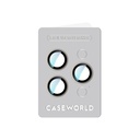 Apple iPhone 15 Pro Max Uyumlu CaseWorld Alloy Serisi Oleofobik Anti Reflective Kamera Lens Koruyucu - 3