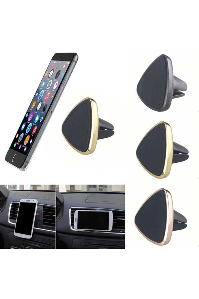Zore Magnetic Air Vent Araç Telefon Tutucu Turuncu Vakumlu