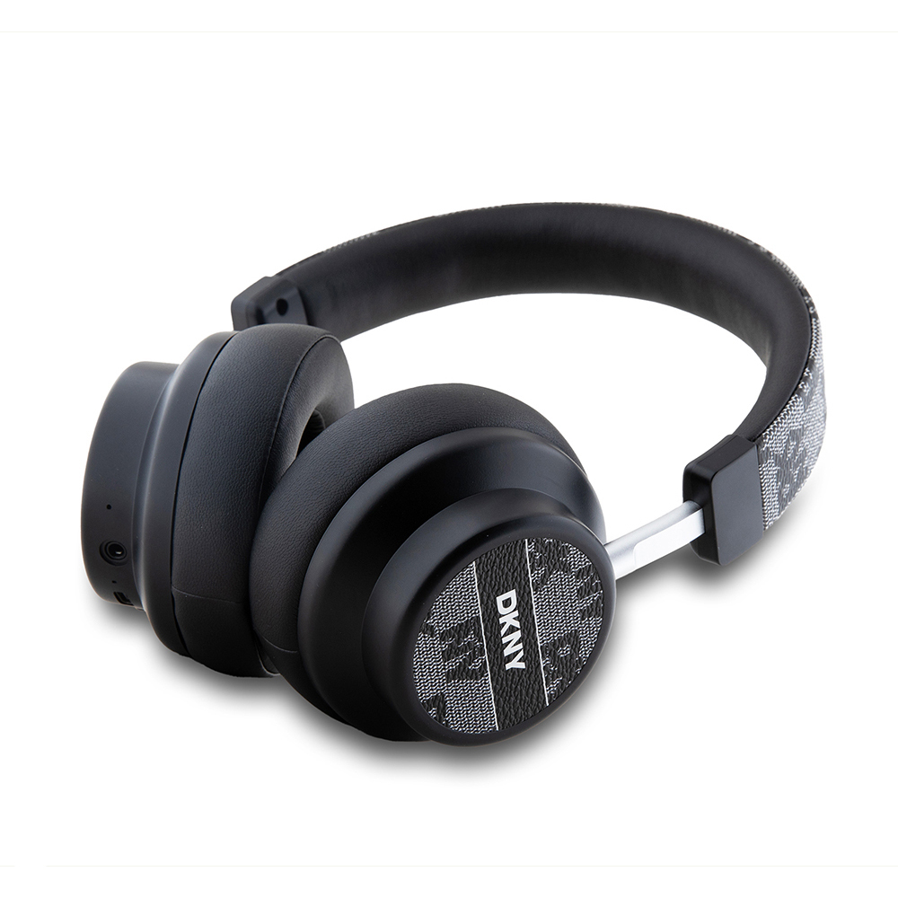 DKNY Orjinal Lisanslı ENC Özellikli PU Logo Desenli Kulak Üstü Bluetooth Kulaklık - 1
