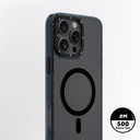 Apple iPhone 16 Pro Max Uyumlu Kılıf M-safe Şarj Özellikli Cam Arka Yüzey TPU Youngkit Gemstone Clear Serisi Kapak - 2