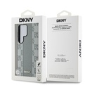 Samsung Galaxy S25 Ultra Uyumlu Kılıf DKNY Orjinal Lisanslı M-safe Şarj Özellikli 3D Yazılı Checkered Pattern Kapak - 14