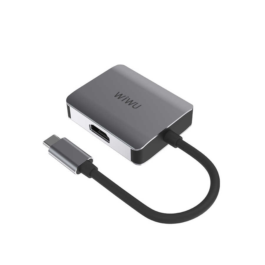 Wiwu Alpha A20VH 2 in 1 Type-C Hub - 2