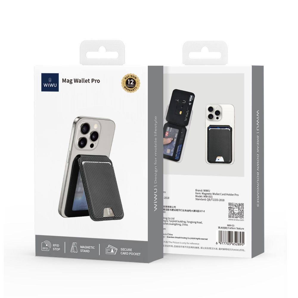 Wiwu MW-003 Mag Wallet Standlı Magnetik Kartlık - 16