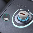 Lenyes CA53 Hızlı Şarj Özellikli Dual Type-C + USB-A Portlu Mini Araç Şarj Aleti 30W - 4