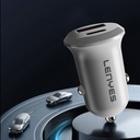 Lenyes CA53 Hızlı Şarj Özellikli Dual Type-C + USB-A Portlu Mini Araç Şarj Aleti 30W - 7