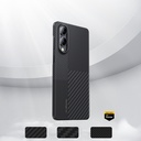 Samsung Galaxy S25 Edge Uyumlu Kılıf M-safe Şarj Özellikli Karbon Fiber Benks Montage ArmorAir Kevlar Kapak - 4