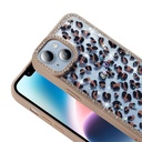 Apple iPhone 14 Uyumlu Kılıf Taşlı ve Simli Tasarım Zore Azra Kapak - 4
