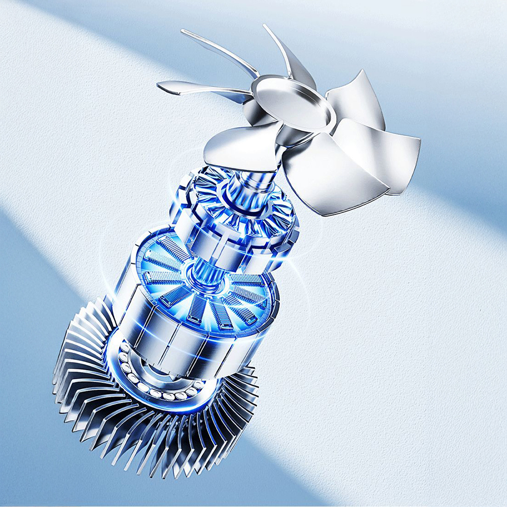 Recci RLS-F07 Dijital LED Göstergeli 6 Kademeli Mini Soğutucu El Fanı - 5