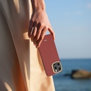 Apple iPhone 16 Pro Uyumlu Kılıf M-safe Şarj Özellikli Raptic Aramid Skin Origin Serisi Kapak - 20