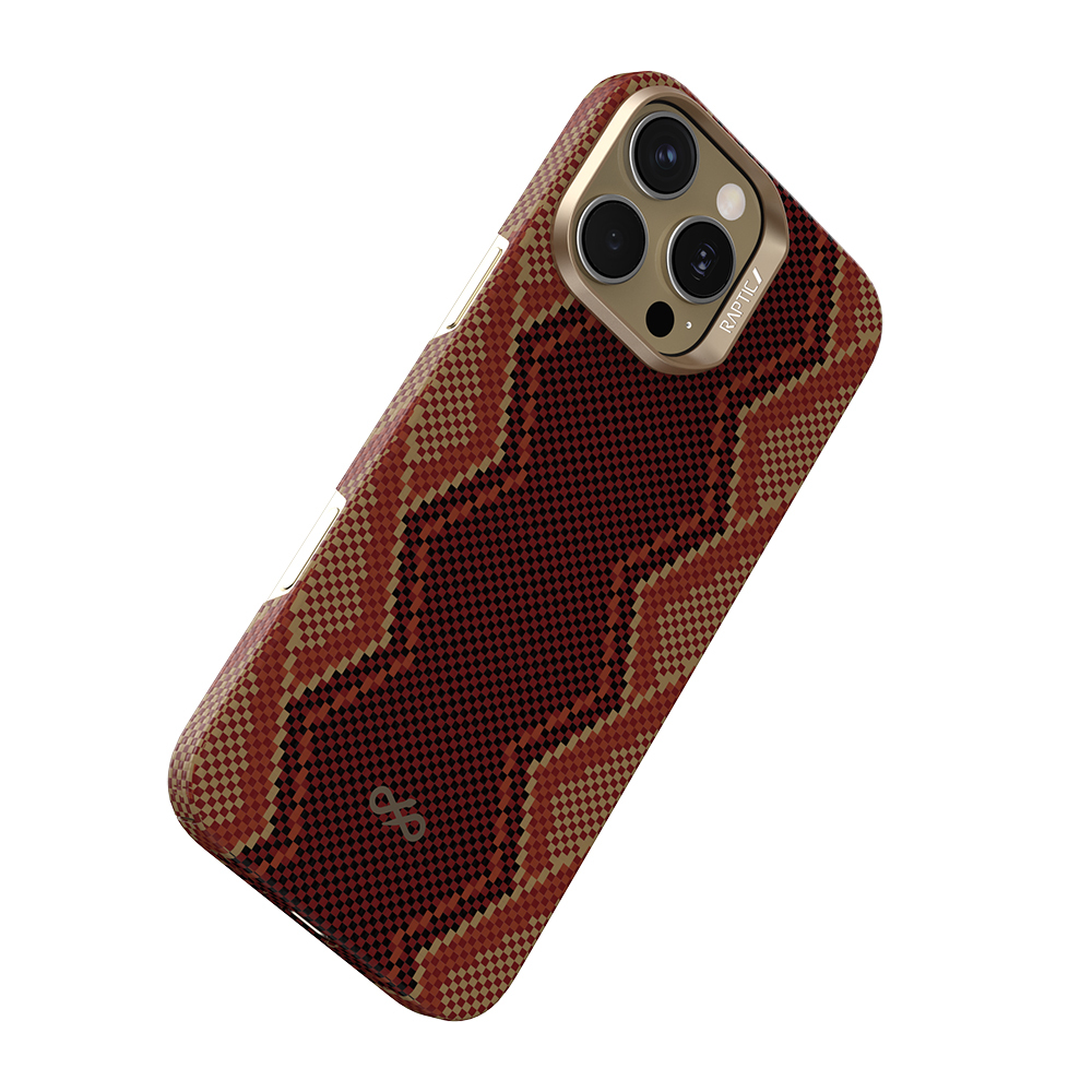 Apple iPhone 16 Pro Max Uyumlu Kılıf M-safe Şarj Özellikli Raptic Aramid Skin Bionic Serisi Kapak - 5