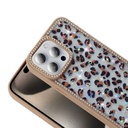 Apple iPhone 15 Pro Uyumlu Kılıf Taşlı ve Simli Tasarım Zore Azra Kapak - 4