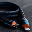 Lenyes LC515 Type-C to Lightning Hızlı Şarj Özellikli Örgülü Data ve Şarj Kablosu 30W 1M - 3